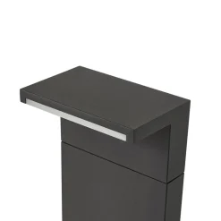 Arcchio LED-gadelampe Iberion, 90 cm, antracit, metal