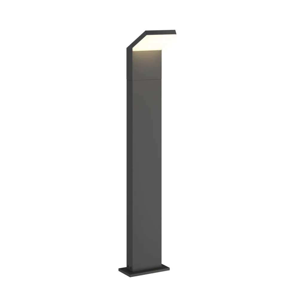 Arcchio LED-gadelampe Yolena, 100 cm, antracit, aluminium