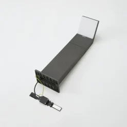 Arcchio LED-gadelampe Yolena, 60 cm, antracit, aluminium