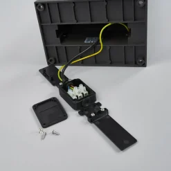 Arcchio LED-gadelampe Yolena, sensor, 60 cm, antracit