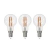 Arcchio LED glødepære E14 G45, sæt med 3, 3000 K