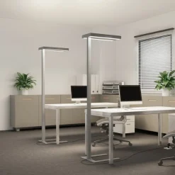 Arcchio LED-gulvlampe Logan Ultra, CCT, sensor, dæmpbar