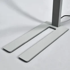 Arcchio LED-gulvlampe til kontor Jolinda, sølv, CCT, sensor,