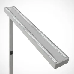 Arcchio LED-gulvlampe til kontor Susi, sølv, sensor, dæmper, CCT