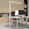 Arcchio LED-gulvlampe til kontor Susi, hvid, sensor, touchdæmper