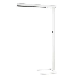 Arcchio LED-gulvlampe til kontor Susi, hvid, sensor, touchdæmper