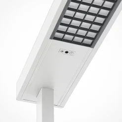 Arcchio LED-gulvlampe til kontor Susi, hvid, sensor, touchdæmper