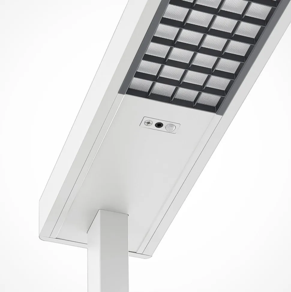 Arcchio LED-gulvlampe til kontor Susi, sæt med 2, hvid, sensor