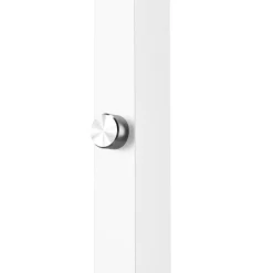 Arcchio LED-gulvlampe Timon, 195 cm, hvid, 54 W, aluminium