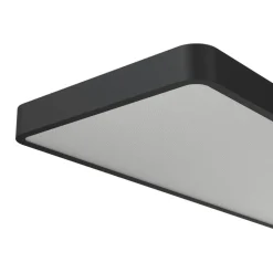 Arcchio LED-gulvlampe Timon, 54W, sort, højde 195 cm