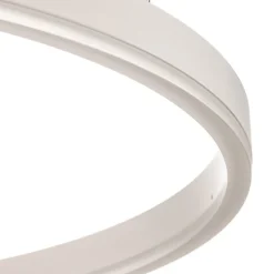 Arcchio LED-hængelampe Albiona, hvid, 1 ring, Ø 60 cm