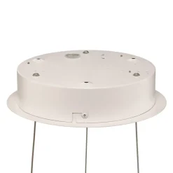 Arcchio LED-hængelampe Albiona, hvid, 1 ring, Ø 60 cm