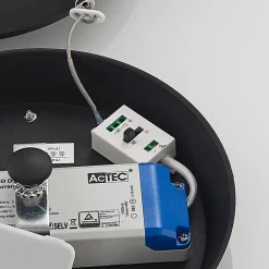 Arcchio LED-hængelampe Aleksi, Ø 60 cm, sort, metal, CCT