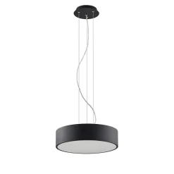 Arcchio LED-hængelampe Noabelle, sort, 40 cm, metal
