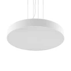 Arcchio LED-hængelampe Noabelle, Ø 80 cm, hvid, metal