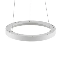 Arcchio LED-hængelampe Vivy, Ø 38 cm, hvid, metal