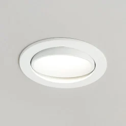 Arcchio LED-indbygningslampe Katerin, 10 cm, hvid, drejelig