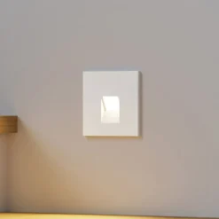 Arcchio LED-indbygningslampe Vexi, 7,5 cm x 7,5 cm, hvid, CCT