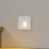 Arcchio LED-indbygningslampe Vexi, 7,5 cm x 7,5 cm, sølv, CCT
