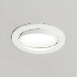 Arcchio LED-indbygningslampe Katerin, hvid, drejelig, 3-pak