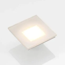 Arcchio LED-indbygningslampe Vexi, 7,8 cm x 7,8 cm, hvid, CCT
