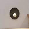 Arcchio LED-indbygningslampe Vexi, Ø 7,5 cm, sort, aluminium, CCT