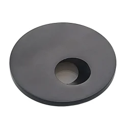 Arcchio LED-indbygningslampe Vexi, Ø 7,5 cm, sort, aluminium, CCT