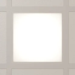 Arcchio LED-indsatspanel Vinas, 4.000 K, 36 W, 62 cm x 62 cm