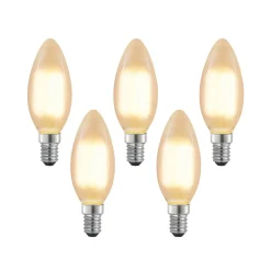 Arcchio LED-kertepære E14, 4 W, 2.700 K, dæmpbar, sæt med 5 stk
