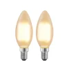 Arcchio LED-kertepære E14, 4 W, 2.700 K, dæmpbar, sæt med 2 stk