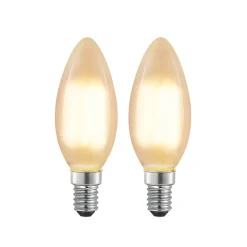 Arcchio LED-kertepære E14, 4 W, 2.700 K, dæmpbar, sæt med 2 stk
