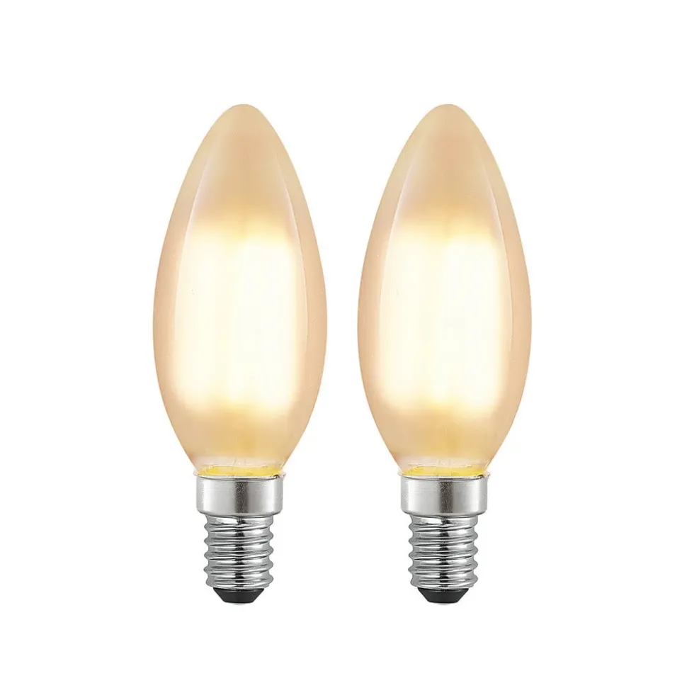 Arcchio LED-kertepære E14, 4 W, 2.700 K, dæmpbar, sæt med 2 stk