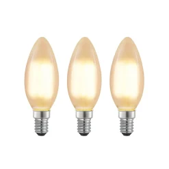 Arcchio LED-kertepære E14, 4 W, 2.700 K, dæmpbar, sæt med 3 stk