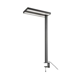 Arcchio LED-klemmelampe Logan sort, dæmpbar, sensor