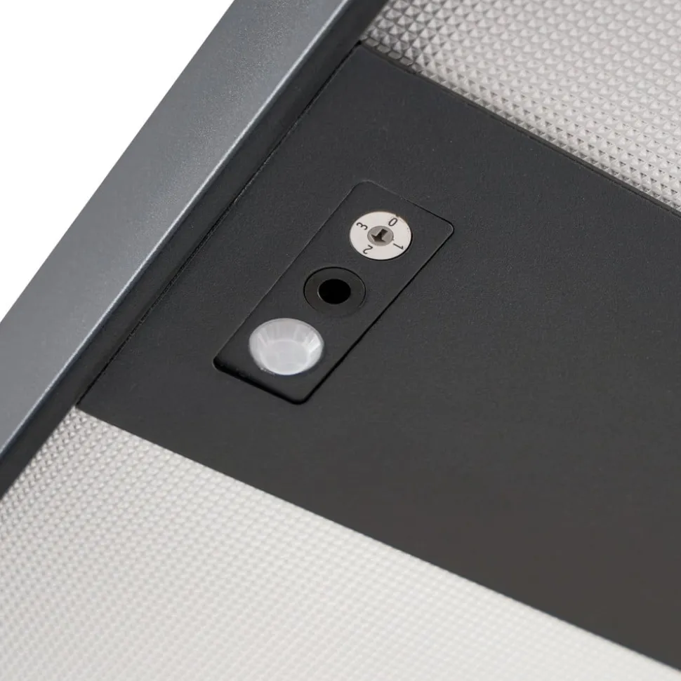 Arcchio LED-klemmelampe Logan sort, dæmpbar, sensor