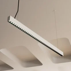 Arcchio LED-kontorhængelampe Jolinda slim, metal, op/ned