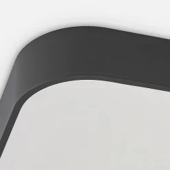 Arcchio LED-loftlampe Aleksi, 45 x 45 cm, sort, CCT