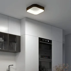 Arcchio LED-loftlampe Aleksi, 45 x 45 cm, sort, CCT