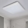Arcchio LED-loftlampe Augustin, 40 x 40 cm, hvid, IP54