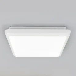 Arcchio LED-loftlampe Augustin, 25 x 25 cm, hvid, IP54
