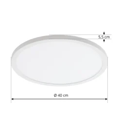 Arcchio LED-loftlampe Brenda, Ø 40 cm, CCT, fjernbetjening