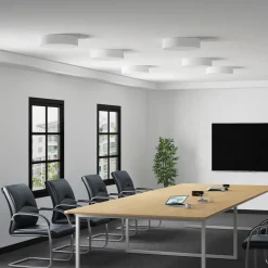 Arcchio LED-loftlampe Noabelle, Ø 40 cm, hvid, metal