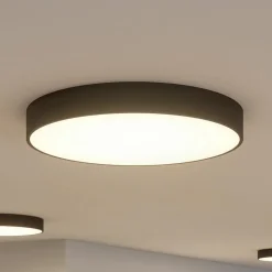 Arcchio LED-loftlampe Noabelle, Ø 80 cm, sort, metal