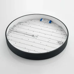 Arcchio LED-loftlampe Noabelle, Ø 80 cm, sort, metal