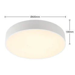Arcchio LED-loftlampe Noabelle, Ø 60 cm, hvid, metal