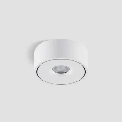 Arcchio LED-loftlampe Rotari, hvid, op og ned, aluminium