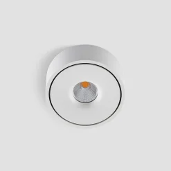 Arcchio LED-loftlampe Rotari, hvid, op og ned, aluminium