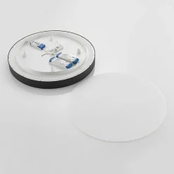 Arcchio LED-loftlampe Vanida, sort, Ø 60 cm, op/ned