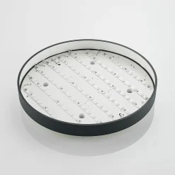 Arcchio LED-loftlampe Vanida, sort, Ø 60 cm, op/ned