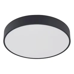 Arcchio LED-loftlampe Vanida, sort, Ø 40 cm, op/ned